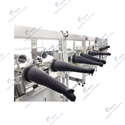 स्टेनलेस स्टील बैटरी उत्पादन उपकरण सिंगल स्टेशन 1ppm से कम ग्लोवबॉक्स